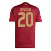 Belgien Lois Openda #20 Heimtrikot EM 2024 Kurzarm